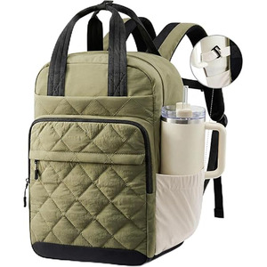 Sac à dos pour ordinateur portable avec grand porte-gobelet, compatible avec les ordinateurs portables de 15,6 pouces - Product Image 1