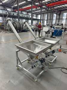 304/316 Stainless Steel <strong>Screw</strong> Conveyor Custom Diameter Spiral <strong>Auger</strong> <strong>Feeder</strong> for Food Powder Particle Conveying System - Product Image 4