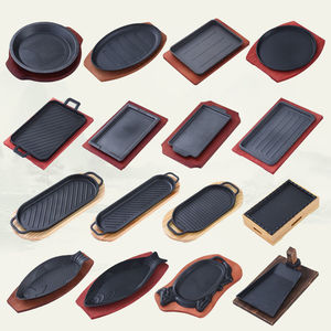 Commercial Cast Iron Teppanyaki <strong>Grill</strong> <strong>Pan</strong> for Restaurant Kitchen Baking &amp; <strong>Frying</strong> - Product Image 3