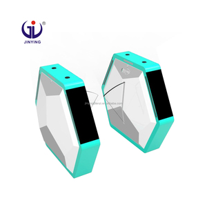 Hot bán nhà máy sản xuất ngoài trời cho người đi bộ rào cản kiểm soát truy cập lối vào nhanh chóng thông minh cổng turnstile Flap rào cản cổng - Product Image 1