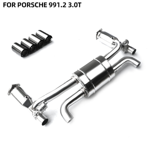 Tubo de Escape de Alto Rendimiento para 991 991.1 991.2 Gt3/gt3 Rs, Acero Inoxidable, con Válvula, Axleback - Product Image 1