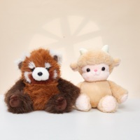 Série de course tendance 2026 : Peluche Vache des Highlands interactive avec membres mobiles, jouet en peluche doux pour cadeau