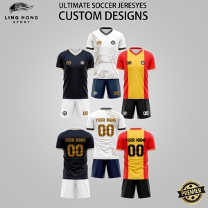 Set Uniforme da Calcio Personalizzabile con Logo Gratuito, Maglia Sportiva Traspirante a Manica Corta XL, Asciugatura Rapida, Unisex per Adulti - Product Image 2