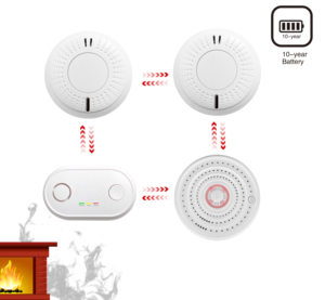 Détecteur <span class=keywords><strong>de</strong></span> fumée sans fil <span class=keywords><strong>interconnecté</strong></span> multi-lien, détecteur d'incendie, requis pour les propriétés locatives en Écosse, Galles, Irlande du Nord et Angleterre - Product Image 3