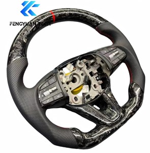 Volante OEM de Fibra de Carbono Forjado y Cuero con Calefacción para <span class=keywords><strong>Hyundai</strong></span> <span class=keywords><strong>Genesis</strong></span> G70 G80 <span class=keywords><strong>Coupé</strong></span> 2.0t 3.3t 3.8t 2019 <span class=keywords><strong>2022</strong></span> - Product Image 4