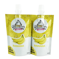 Pochettes à bec verseur en aluminium de qualité alimentaire, imprimées par gravure, écologiques, 80ML 100ML 200ML, pour Vodka, Bière, Jus, Fruits, Yaourt