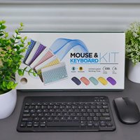 Ultra ince mini bilgisayar, cep telefonu, tablet, dizüstü bilgisayar, klavye, fare seti, kablosuz klavye, şarj edilebilir, sessiz