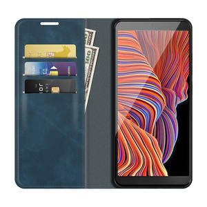 Nouvelle Mode Simple Anti-chute PU + TPU Magnétique Flip Étui Portefeuille Pour <span class=keywords><strong>Samsung</strong></span> Galaxy <span class=keywords><strong>Xcover</strong></span> 5 - Product Image 4