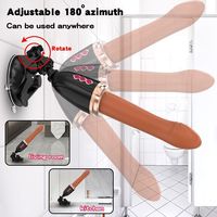 Automatischer Freihändiger Teleskop-Stoßdildo Vibrator für Frauen mit Starker Saugkraft Silikon Erotikspielzeug für Damen