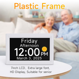 Hiện đại điện tử kỹ thuật số lịch đồng hồ tự động thay đổi độ sáng nói chuyện đồng hồ 10 khối lượng 5 hiển thị báo động sinh nhật kỳ nghỉ bảng - Product Image 5