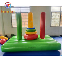 Tour gonflable intéressante de Hanoi en matériau pvc pour l'excellence, jeux gonflables de construction d'équipe, équipement de sport gonflable