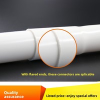 Tuyau de drainage des condensats en PVC-U rigide Zhongcai pour climatisation centralisée, diamètres extérieurs 25/32/40 mm