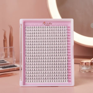 NQ vente en gros de cheveux synthétiques de haute qualité faits à la main extensions de cils naturels longs cils individuels finition mate Volume - Product Image 1