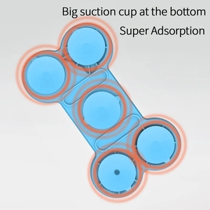 <span class=keywords><strong>Dog</strong></span> Lick Pad Knochen förmige Hunde behandlungs matte Langeweile und Angst linderung Hunde leck matten Haustier training Perfekt für Joghurt-Erdnuss butter - Product Image 4