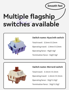 <span class=keywords><strong>2025</strong></span> Ajazz AK980 Không Dây <span class=keywords><strong>Bluetooth</strong></span> Bàn Phím Cơ Khí 8000Mhz Pin Tri-Chế Độ hot-swappable Chơi Game Bàn Phím Với Màn Hình TFT - Product Image 6