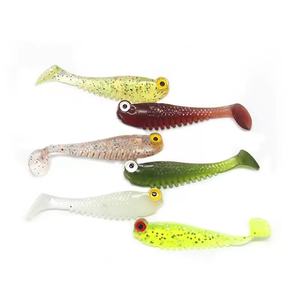 Pêche lumineuse doux Meredith leurre Silicone <span class=keywords><strong>poisson</strong></span> en forme <span class=keywords><strong>de</strong></span> pêche leurre artificiel appât - Product Image 1