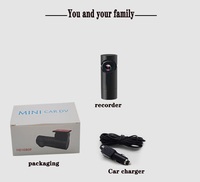 Junsun — Mini caméra de tableau de bord DVR USB 1080p Full HD, sans fil, avec connexion WiFi, à 130 degrés, pour voiture, enregistrement vidéo