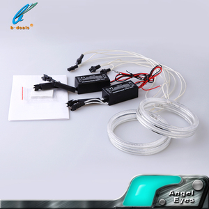 Nuovi Fari Angel Eyes CCFL B-deals per <span class=keywords><strong>E46</strong></span> Coupé/<span class=keywords><strong>Cabrio</strong></span> 2D 04+ Bianco/Rosso/Giallo/Verde/Viola/Blu per Retrofit Auto - Product Image 4