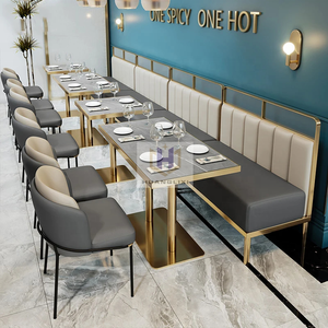 Tables de <span class=keywords><strong>restaurant</strong></span> en bois <span class=keywords><strong>pour</strong></span> 4 à 6 personnes, ensemble de tables à manger, chaises et tables de <span class=keywords><strong>restaurant</strong></span> noires à vendre, d'occasion - Product Image 3