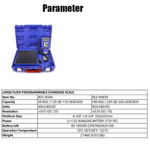 <span class=keywords><strong>Balance</strong></span> numérique de charge de réfrigérant RCS-N9030 pour climatisation - Product Image 6