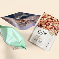 Op maat gemaakte 250g notenstandpouch, aluminiumfolie, voedselveilige waterdichte zak met tear-seal sluiting voor pistache/amandel/cashew noten en gedroogde vruchten