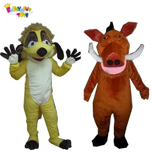 adult used Timon& Pumba mascot costumes for sale