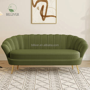 Canapé en velours d'agneau Nordic Living Room Home Small Apartment Clothing Store Beauty Salon Negotiation Sofa - Product Image 4