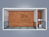 Maisons modulaires en conteneurs avec des unités de construction préfabriquées en acier multifonctionnelles, adaptées à divers scénarios résidentiels