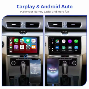 2G + 32G Dual Din autoradio con Apple CarPlay e <span class=keywords><strong>Android</strong></span> 9 pollici navigazione GPS Touch Screen Bluetooth abilitato per 1 anno di garanzia - Product Image 4