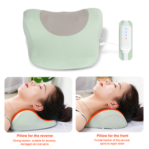 Dispositif d'oreiller de Traction polyvalent, pétrissage chiropratique du dos, soulagement de la douleur au cou, civière d'oreiller électrique chauffant pour le cou - Product Image 5