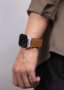 <span class=keywords><strong>Bracelet</strong></span> en <span class=keywords><strong>cuir</strong></span> à boucle déployante pour <span class=keywords><strong>Apple</strong></span> <span class=keywords><strong>Watch</strong></span> Series 2026, compatible avec les modèles 11, 10, 9, <span class=keywords><strong>8</strong></span>, 7, 6, 5, 4, SE – Texture <span class=keywords><strong>cuir</strong></span> Crazy Horse - Product Image 6