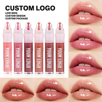 Private Label High Shine Gel Lip Oil Hydraterende Volumegevende Lipgloss Glansende Spiegelende Finish Hydraterende Lipbalsem Leverancier