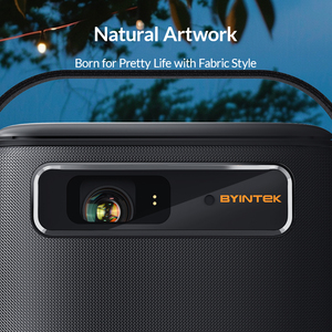 Byintek máy chiếu ngoài trời 750 ANSI Lumens R20 Max 15600mAh pin lithium Máy chiếu 3D DLP Máy chiếu di động hỗ trợ tối đa 4K - Product Image 5