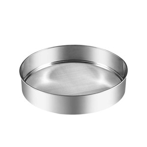 Tamiz de harina de acero inoxidable de 15 cm, malla fina, tamiz manual para hornear y uso en la cocina - Product Image 1