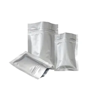 Mylar Aluminium Kleine Druck verschluss beutel Folie Lebensmittel lagerung Zigarren taschen Geschenk Logo Individuell bedruckte geruchs neutrale Kunststoff verpackung