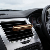 Diffuseur de parfum pour voiture en métal à clipser sur grille d'aération, support désodorisant pour la conduite quotidienne