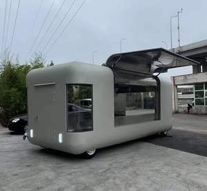 Remolque de Comida Móvil Personalizado, Totalmente Equipado, Carrito de Comida Rápida <span class=keywords><strong>para</strong></span> Postres, Hot Dogs, Café y Hamburguesas - Product Image 4