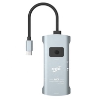 Interruptor de entrada hembra a hembra de 2 puertos, 4k, 60HZ, HD, USB tipo C, tarjeta de captura de vídeo en bucle de audio con entrada de 3,5mm