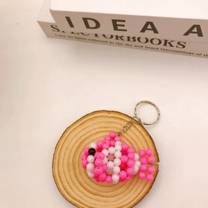 Handmade School Bag Accessories Kids <b>Purse</b> Bag Decoration Acrylic Beads DIY Holiday Souvenir Multi Colors Clownfish Keychain - Product Image 5