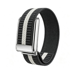 Bracelet de remplacement sport en nylon tressé à rayures horizontales pour Whoop 5.0 / Whoop MG - Product Image 2