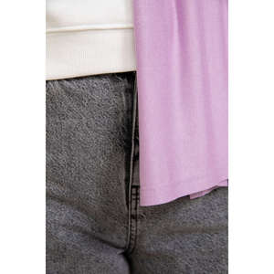 ผ้าคลุมไหล่เจอร์ซีย์ - สีม่วงไลแลค - สีม่วงไลแลค - Product Image 5