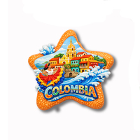 Imán de Resina 3D de Colombia, Recuerdo del Faro de Cartagena, Caribe, Imán para Refrigerador al por Mayor para Regalos Turísticos