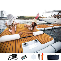 Plateforme gonflable de 20 cm d'épaisseur, ponton flottant pour yacht, ponton flottant, tapis de bain pour divertissements aquatiques