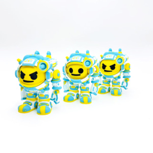 Figurines de dinosaures imprimées en 3D personnalisées de haute qualité, collection de figurines mignonnes, figurines d'action en plastique OEM, directement de l'usine, design exclusif - Product Image 4