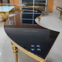 Fabrik Luxushotel Bankettsaal Klarer Acryl Esstisch Runde Form Acryl Events Hochzeits tisch