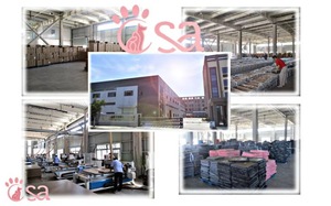 Moderne Luxe Eenvoudige Grijze Kattenboom Condo met Krabpalen en Bed, Fabrieksgemaakte Sisal Materiaal, Verpakt in Karton - Product Image 5