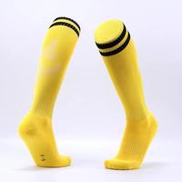 Chaussettes de sport à rayures professionnelles pour enfants et adultes, bas longs, respirantes, antidérapantes, pour cyclisme, collection