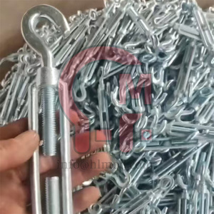 HLM EUA tipo galvanizado aço inoxidável tensor aberto/fechado corpo tensor olho gancho tensor para cabo de corda métrica - Product Image 6