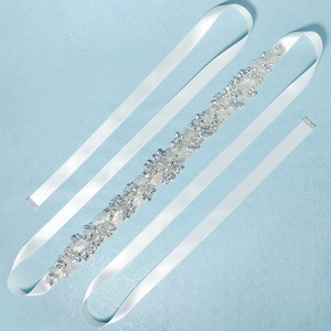 Cinturón Brillante Hecho a Mano <span class=keywords><strong>para</strong></span> Mujer, con Pedrería y Cristales, <span class=keywords><strong>para</strong></span> <span class=keywords><strong>Vestido</strong></span> <span class=keywords><strong>de</strong></span> Novia o Boda - Product Image 6