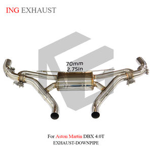 Soupape d'échappement en acier inoxydable ING, silencieux Catback pour Aston <span class=keywords><strong>Martin</strong></span> DBX 4.0 avec tuyau d'échappement de haute qualité, pièces de performance automobile - Product Image 6